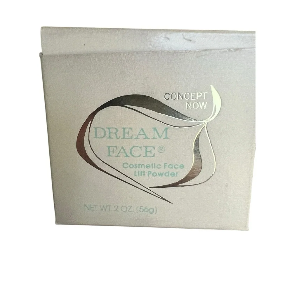 Rare Vtg Dream Face‎ Cosmetic Face Lift Powder by Concept Now Cosmetics Box +